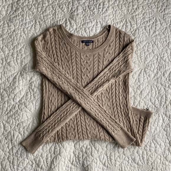 American Eagle Knit Sweater With Zipper Detailing - Picture 2 of 5